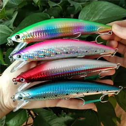 Swolfy 4 pezzi 14 cm 60g affondamento Minnow Fishing Lure Wobblers Esche artificiali dure Occhi 3D Crankbait Esche Accessori 240312