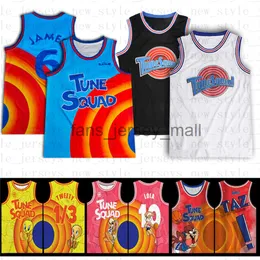 Space Jam 2 Basketball Jersey Bugs Bunny ! James Taz 1/3 Tweety Tunes squad 10 Lola Lebron 23 Michael 22 Bill Murray x5 Men kdis Jersey