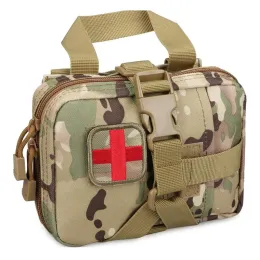 ترقية البقاء على قيد الحياة التكتيكية EMT Pouch RIP Away Molle Medical Kit Ifak tearaway Aid Aid Kit Travel Outdoor Mergency Mergency Bag