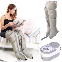 Compressão de ar elétrica perna massageador perna envolve pé tornozelos panturrilha máquina de massagem promover a circulação sanguínea aliviar a dor fadiga 240314