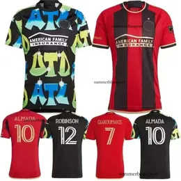 2023 2024 ATLANTA UNITED Soccer Jerseys 23 24 Away Almada Giakoumakis Robinson Home Black the 404 Football Shirt