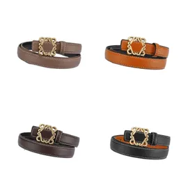 Senior designer belts for men unisex golden alloy smooth buckle leather woman belt outdoor recreation trendy cinturon leash pink fa0107 H4