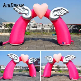 10mh (33 Fuß) mit Gebläse Custom Outdoor Square Tierbogen für Werbung aufblasbarer Zoo Begrüßungseingangsballon Bogen