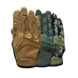 Mężczyźni Wojskowe Rękawiczki taktyczne Pełne palce rękawiczki walki przeciwpoślizgowe Luva Tatica Army Airsoft Paintball Guantes Handchoenen