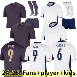 2024 Englands Bellingham Soccer Jerseys 150 lat 23 24 25 Narodowa drużyna TOONE Football Shirt Biała Kane Sterling Rashford Sancho Grealish Men Kit 8888888