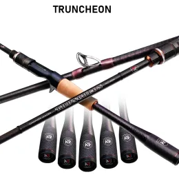 Rods Meta Lure TRUNCHEON BASS ROD TORAYCAR CARBON Fiber FUJI SIC GUIDE FUJI REEL SEA FISHING RODS 2 Sections 1.98M 2.03M 2.06M 2.13M