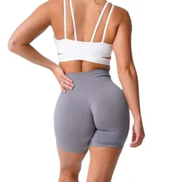 Roupa de ioga Shorts esportivos sem costura Calças justas e de secagem rápida Spandex Mulher Cuecas Exercício Fitness Elástico Respirável Ao Ar Livre Correndo Ginásio Hip Leggings Esportes