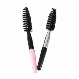 soft Hair Bevel Eyebrow Brush Beginner Makeup Brush Tool Spiral Brush Eyel Short Portable Makeup Makeup Tool j0uu#