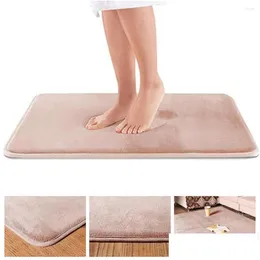 Tapetes Memória Tapete de Banho Anti Slip Tapete com Banheiro Absorvente Lavável Chuveiro Cozinha Piso Tapis Salle de Bain Drop Delivery Home Gar Ot5Vb