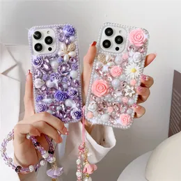 För iPhone 15 Pro Max Cases Fashion Bling Glitter Phone Case Designer iPhone Case Apple iPhone14 Pro Max 13 12 15Pro 14 Plus 11 Rhinestone Cases Cover