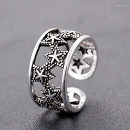 Wedding Rings Boho Vintage Star For Women Bridal Engagement Fashion Party Jewelry Gifts Wholesale