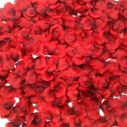 Decorative Flowers 1000pcs Artificial Rose Petals Wedding Anniversary Valentine's Day Decor Simulated Birde Shower Brithday Decoration