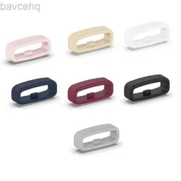 Bandas de relógio 10 peças de borracha silicone pulseira de relógio anel 18mm 20mm 22mm com anel móvel acessórios smartwatch relógio anel 24323