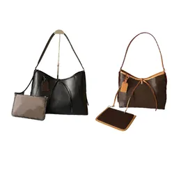 Designer Womens Shoulder Bag Carryall MM PM Tote äkta läder Vintage Black Brown Lady Bowknot Coin Purse Top Quality Handbags Cross Body Bag