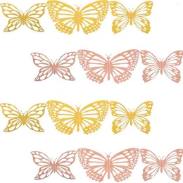 装飾的な花バタフライステッカーの装飾用蝶の装飾装飾フラワーアレンジメントの装飾