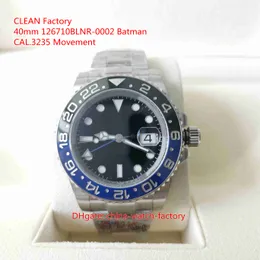 CLEAN Factory Herrenuhr CAL.3285 Uhrwerk Super Qualität 40 mm Batman 126710 BLNR-0002 Keramiklünette Wasserdichte Uhren Mechanische Automatik Herrenarmbanduhren