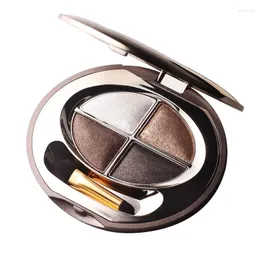 Decorative Figurines Four Color Eyeshadow Palette Pearlescent Pumpkin Earth Natural Not Easy To Powder Portable Complexion Improvement