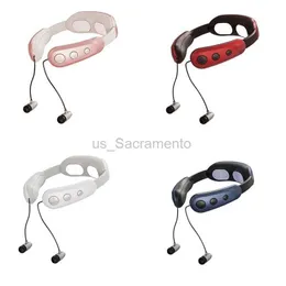 Massaging Neck Pillowws New Neck-Hanging Wireless Sports Bluetooth Headset Neck Massager EMS Pulse Cervical Back Pain Relief Massager 240323