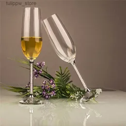 Weingläser 2018 Neues Design Hochwertiges Kristallglas Champagnerglas 180 ml Exit-Geschenk Rotweinglas Private Anpassung F2 L240323