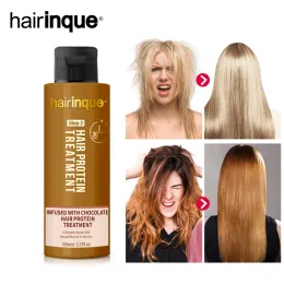 HAIRINQUE Новый 12% шоколадный кератиновый уход за волосами для выпрямления волос, восстановления поврежденных вьющихся волос, лучший для ухода за волосами