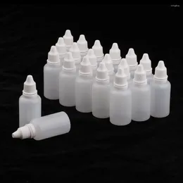 Flaconi di conservazione Flaconi liquidi per occhi con contagocce comprimibili in plastica vuoti da 30 ml 20x