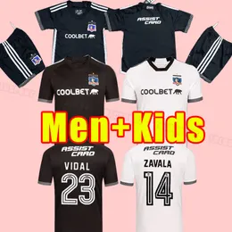 24/25 Colo Mens Soccer Jerseys SANTOS BOLADOS ARRIAGADA ZALDIVIA GIL FUENTES COSTA Home Away Football Shirts Men Kids fans player version