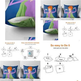 Yastık/Dekoratif Yastık Endora, oturma odası için lüks kanepe yastıklar er ers, ev bahçesi tekstilleri dhmt0