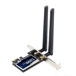 AC1200 banda dupla 5G Gigabit PCIE placa sem fio desktop PC Bluetooth 4.0 receptor wi-fi