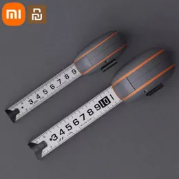 Контрольная линейка с двойным тормозом ленты Xiaomi 3,5 м 5,5 м Двойная тормозная линейка Mijia с измерительным инструментом для ленты с резиновым покрытием