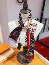Новый дизайнерский шелковый шарф из импортной ткани, двухслойный двухсторонний узор, классический шелковый шарф со струйной печатью, повязка на голову, аксессуары, ремень, простой и универсальный 5*120
