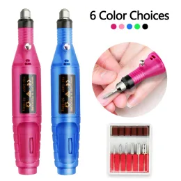 Drills Electric Nail Nail Drill 20000 دورة في الدقيقة Machine Machine Art Pen Penicure Tools Kit Milling Gel Polish Remover Manicure Cutters