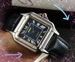 Популярные мужские часы Botton Twire Drawing echnology, два, три стежка, кварцевый механизм, черный, коричневый, натуральная кожа, водонепроницаемые, металлические часы хорошего качества, подарки