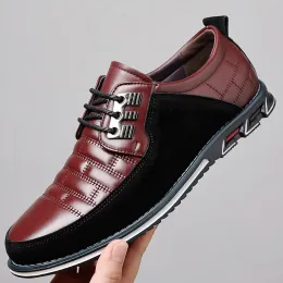 Shoes TAFN Cross border 5 color large casual leather shoes men's shoes in stock casual fashion bags