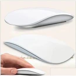 Mice Ergonomic Trathin Mouse Bluetooth Optical 1000 Dpi 2.4G Wireless Arc Touch Magic With Usb Receiver For Ipad Book Drop Delivery Co Ot9Pt