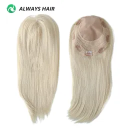 Toppers TP37 16" 18" 20" Natural Straight Long Hair Toppers Echthaar 7x8" Toupethaar für Frauen Chinesischer Remy Hair Topper