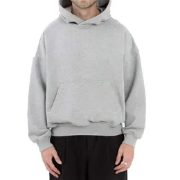 500 GSM 600 GSM Män överdimensionerade tjock tung tunga bomullsskärda Boxy Blank Hoodie