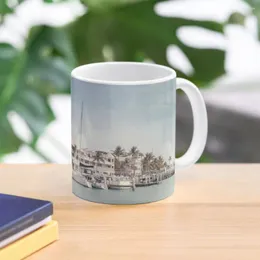 Canecas Vida litoral ||Caneca de café profissionalmente wingin it copos estéticos anime térmico para transportar cerveja