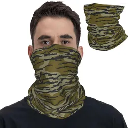 Eşarplar Tiger Stripe Bandana Boyun Gaiter Her Şey Baskı Alt Lands Camo Wrap Eşarp Sıcak Hearwear Yürüyüşü UNISEX Yetişkin Yıkanabilir