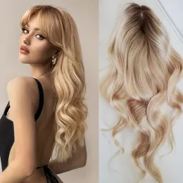 Toppers BYMC Toupee Woman ombre blonde Hair Top Piece European Remy Hair One Piece Hair Topper Mono Clip Wig for Less hair Women