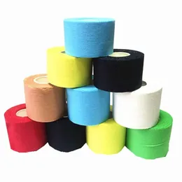 2024 Sports White Bandage Athletic Tape Klebeverband für Muskeln, Knie, Ellenbogen, Finger, Knöchel, Handgelenkschutz, Schaumstoffband zur Auswahl