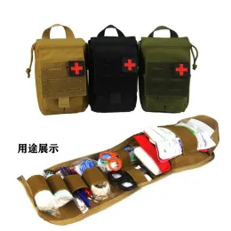 Сумки военные EDC Tactical Back Bead Belt Pack Pack Жилета Охотничье жилет для экстренных инструментов Пакет на открытом воздухе медицинский комплект первой помощи.