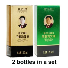 Products Zhangguang 101 Hair follicle nourishing tonic + 101B, 2 pieces in a lot Anti hair loss Hair Regrowth sets 100% original