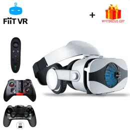 장치 카스크 헬멧 3D VR 안경 스마트 폰 스마트 폰 고글 렌즈 용 가상 현실 헤드셋 Lunette Viar Binoculars 비디오 게임