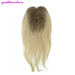 Toppers 1Pcs Color T4/T8/613# Silk Base Remy Hair Closure Straight (5"*5) Cabelo Products Lace Closure Cabelo Hair Smooth, Free shipping