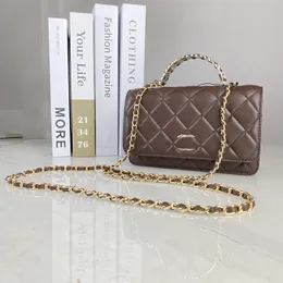 Tasarımcı Crossbody Bag Lüks omuz çantası klasik elmas kolu çanta kadın çanta mini flip çanta moda zinciri çanta cüzdanları tutucu çanta akşam çantaları debriyaj çantaları
