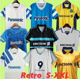 90 91 93 98 99 00 RETRO Pamięci Koszula Balnc Deschamps Papin Boli Desaillyt 98 1999 200 03 04 05 06 11 12 DUGARRY RAVANELLI VOLLER MARSEILLES Koszulka piłkarska