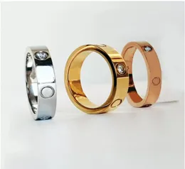 Love Screw Ring Band Rings Menwomen Fashion Designer Luxury Jewelry Titanium Steel Eloy Goldplated Craft Fade Never Allergi4079809