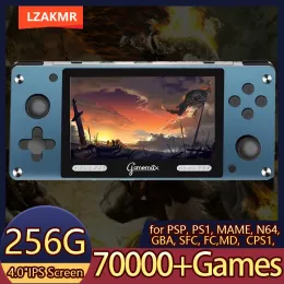 Players NEW 256G 4.0" IPS Screen Handheld Game Console 70000+ Classic Retro Games Arcade Joystick for PSP PS1 MAME N64 Children's Gift