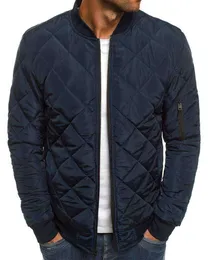 Gafeng Herren Flight Bomber Diamond Steppjacke, leichte College-Jacken, warme gepolsterte Wintermäntel, Oberbekleidung