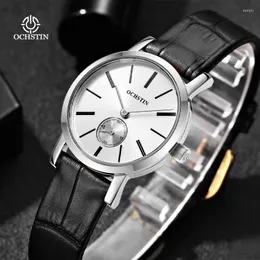 Wristwatches OCHSTIN Model 2024 Parangon Perfection Series Simple And Comfortable Japanese Ultra-thin Quartz Movement Women's QuartzWatch